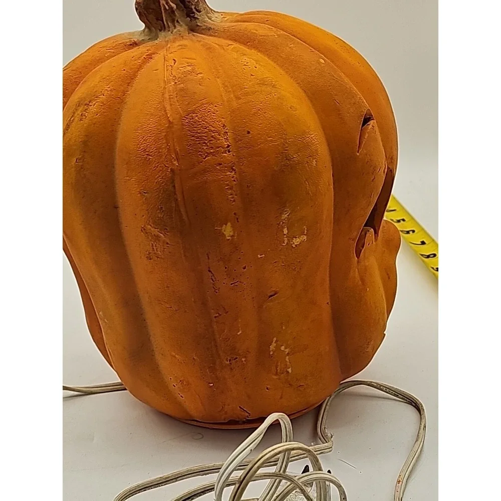 Vintage Casper Ghost Lighted Pumpkin Foam Blow Mold Halloween Trendmasters 1995‎